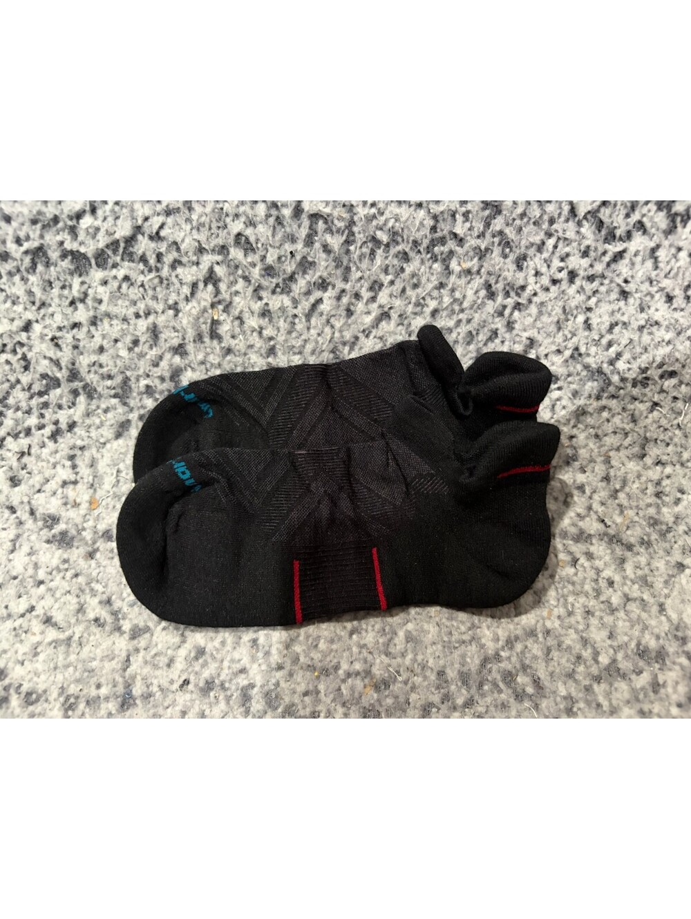Smartwool Womens Medium Merino Wool Running Socks Low Ankle Black NWOT